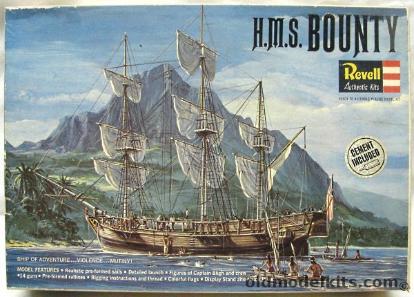 Revell 1/170 HMS Bounty, H326-400 plastic model kit